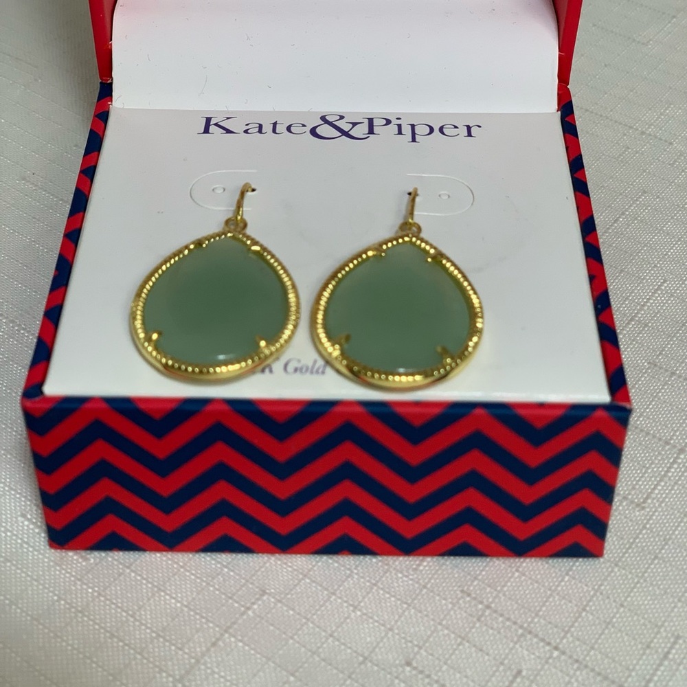 🆕 NWT Kate & Piper Dangle Earrings Boho Natural Hanging Dangle Fashion Pendant